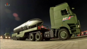 North Korea Displays Military Hardware In Parade