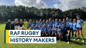 RAF rugby league just made history winning a first-ever women's Inter Services title