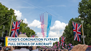 King's Coronation flypast: Full details of the line-up