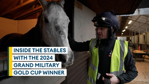 Inside the stables ahead of the 2025 Grand Military Gold Cup