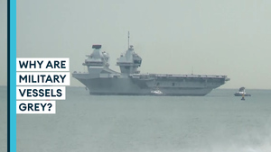 Why are navy vessels grey?