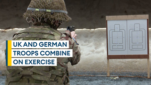 Specialist UK logistics troops train with German counterparts