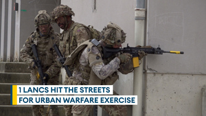 British troops take on the French in major urban warfare exercise