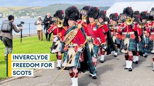 Royal Regiment of Scotland awarded Freedom of Inverclyde
