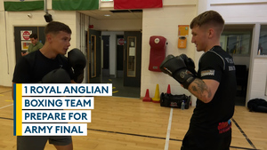 'To win would mean everything': 1 Royal Anglians prepare for Army Boxing Final