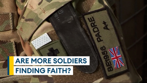 Are more young people in the Armed Forces turning to religion?