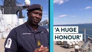 'A huge honour': HMS Albion sailors on receiving Platinum Jubilee Medals