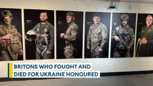 Exhibition honours British volunteers killed in Ukraine