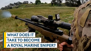 The first step to turn a Royal Marine into a scout sniper