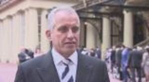 Interview with Major Dominic Troulan after being presented with the George Cross