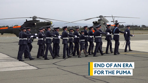 RAF retires Puma with final parade in Cyprus