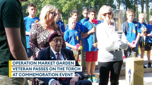 Operation Market Garden veteran pays respect to fallen comrades