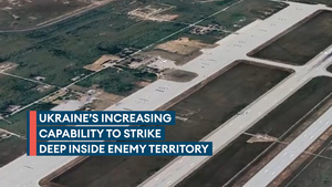Ukrainian drones target air bases deep within Russia
