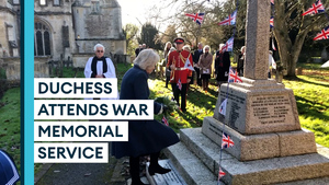 Duchess of Cornwall marks 100 years of Wiltshire war memorial