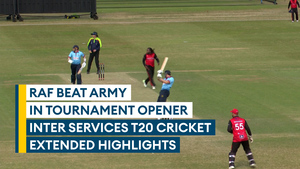 Royal Air Force blast past British Army to set up T20 title showdown