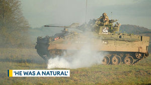 Prince of Wales 'a natural' in Warrior gunner seat during attack exercise
