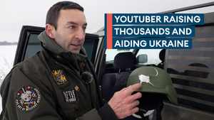 Meet the French YouTuber raising thousands to aid Ukraine