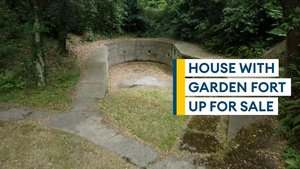 Exploring the £2m house up for sale with a fort in its back garden