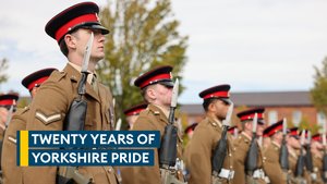 Royal Yorkshire Regiment celebrate 20th anniversary with invite-only parade