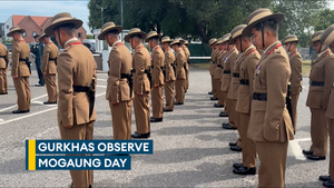 Gurkhas honour those who fought on Mogaung Day