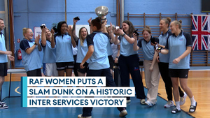 RAF women claims historic fourth Inter Services title in a row