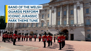 Band of the Welsh Guards perform Jurassic Park theme