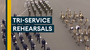 Beating Retreat: Tri-service band rehearsals ahead of busy summer