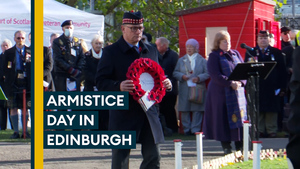 Edinburgh remembers fallen in Armistice Day commemorations