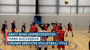 Army dominates Police to win Crown Services Volleyball title