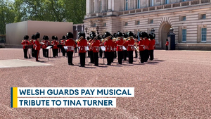 Changing of the Guard musical tribute to Tina Turner