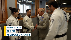 King Charles visits military charity REORG 