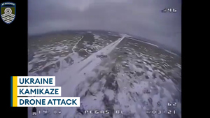 Watch: Ukraine hits Russian targets with Kamikaze drones