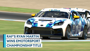 RAF driver Ryan Martin wins AFVRC eMotorsport title