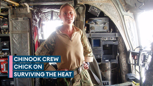 Former RAF aircrew recalls the blistering heat of operations – and how she kept cool 