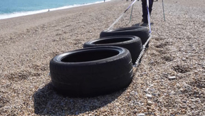 Personnel Train For Antarctic Expedition On UK Beach