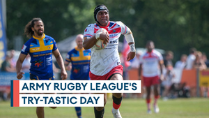Army rugby league's impressive Armed Forces Day in Warrington