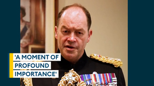 Army chief 'deeply grateful' for Queen's mentorship