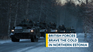 British forces take on the cold of northern Estonia 