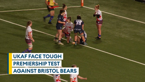 UKAF beaten by Bristol Bears in Remembrance rugby clash