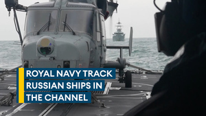 Royal Navy tracks six Russian ships in the Channel