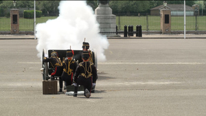 Queen's Coronation Anniversary Marked With 21-Gun Salute