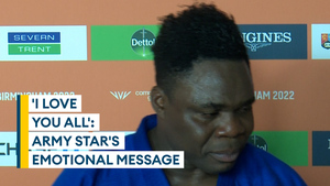 Victor Ahiavor's emotional message to his fellow Army soldiers after Commonwealth Games defeat