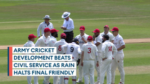 Army cricket development beat Civil Service as rain halts final game of season