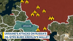 Ukrainian bombings against oil sites put a hole in Russia's wallet