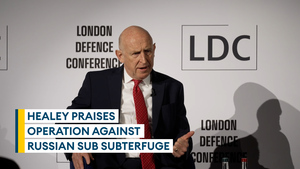 Healey: Month-long Russian submarine operation highlights the UK's readiness 