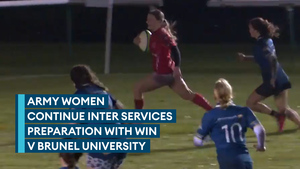 Watch as Army women beat Brunel University 29-0