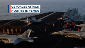 Super Hornets strike Houthi targets in Yemen