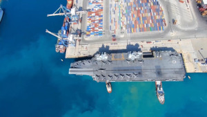 Watch: Spectacular Footage Of HMS Queen Elizabeth In Cyprus