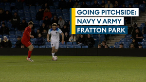 Experience the sights and sounds of Navy v Army at Fratton Park