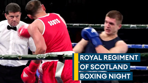 Cross-border rivalry at Royal Regiment of Scotland boxing night